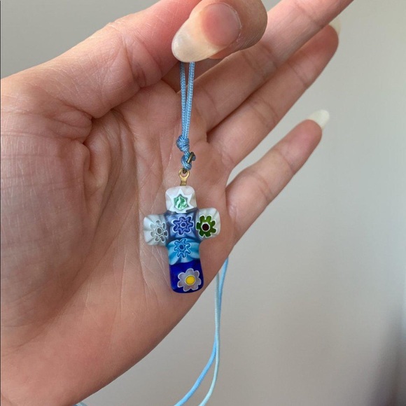 Murano Glass Cross - Picture 1 of 2